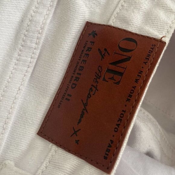 A11 Women's One Teaspoon Freebird 2 Distressed Zip Ankle Jeans Fair Condition 25 - Picture 7 of 14